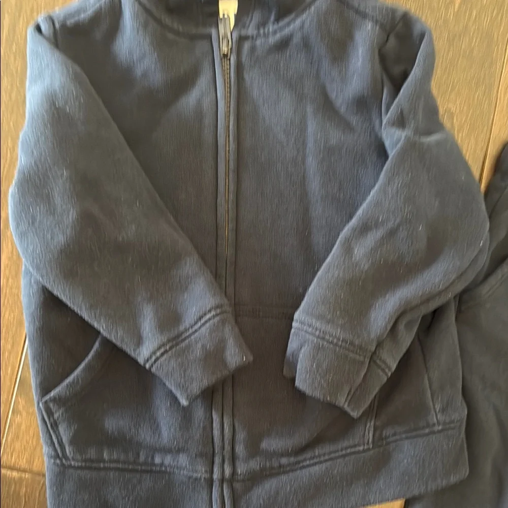 Adorable Old Navy Blue Dino Head Hoodie and Joggers with Elastic Waistband!